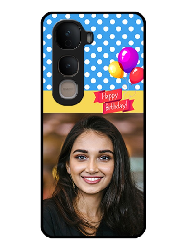 Custom Vivo Y400 5G Custom Glass Phone Case - Happy Birthday Design
