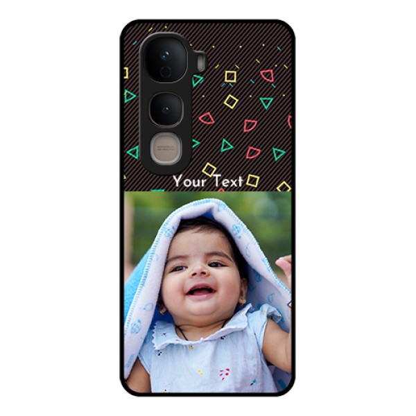 Vivo Y400 5G Custom Glass Phone Case - With Confetti Birthday Design Vivo Y400 5G Custom Glass Phone Case - With Confetti Birthday Design