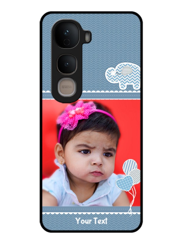 Custom Vivo Y400 5G Custom Glass Phone Case - With Kids Pattern Design