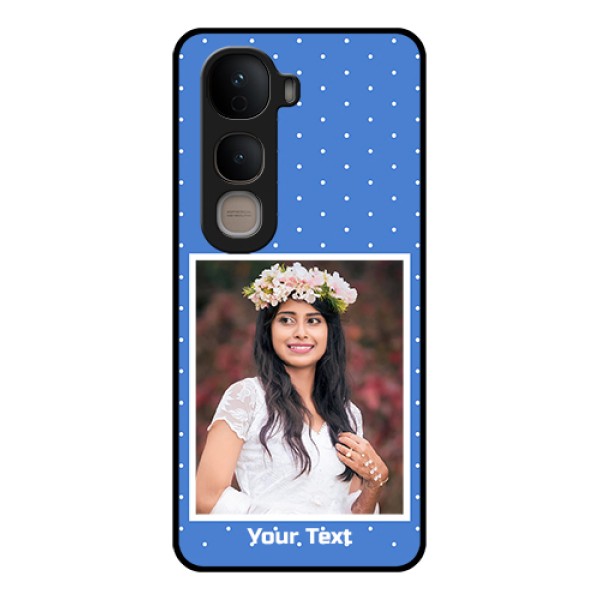 Vivo Y400 5G Custom Glass Phone Case - Polka Dots Design