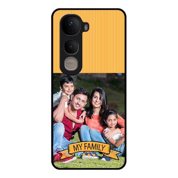 Vivo Y400 5G Custom Glass Phone Case - My Family Design