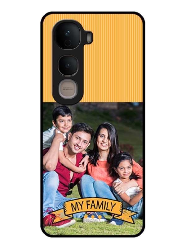 Custom Vivo Y400 5G Custom Glass Phone Case - My Family Design