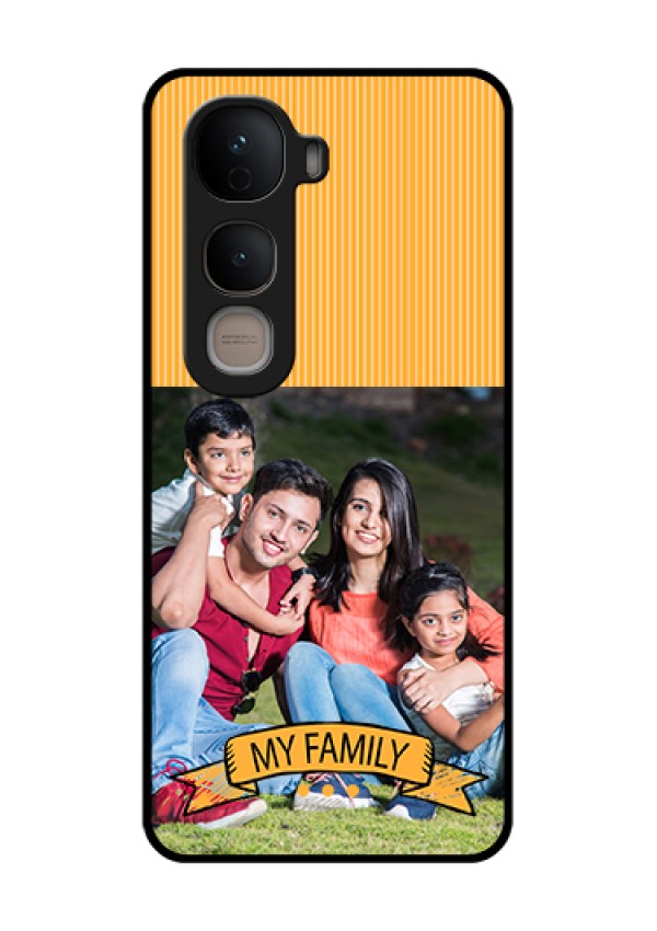 Vivo Y400 5G Custom Glass Phone Case - My Family Design