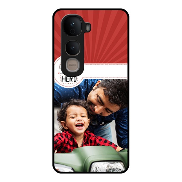 Vivo Y400 5G Custom Glass Phone Case - My Dad Hero Design