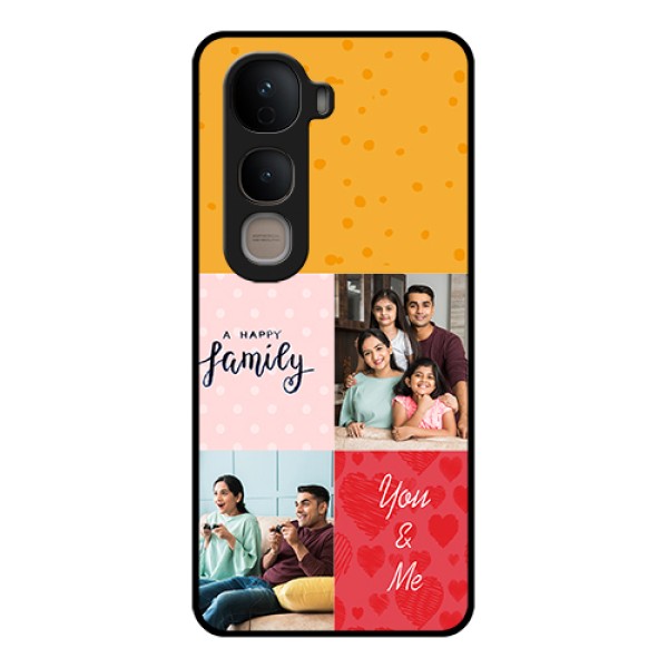 Vivo Y400 5G Custom Glass Phone Case - Images With Quotes Design