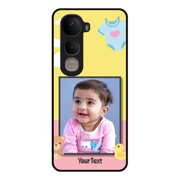 Vivo Y400 5G Custom Glass Phone Case - Kids 2 Color Design