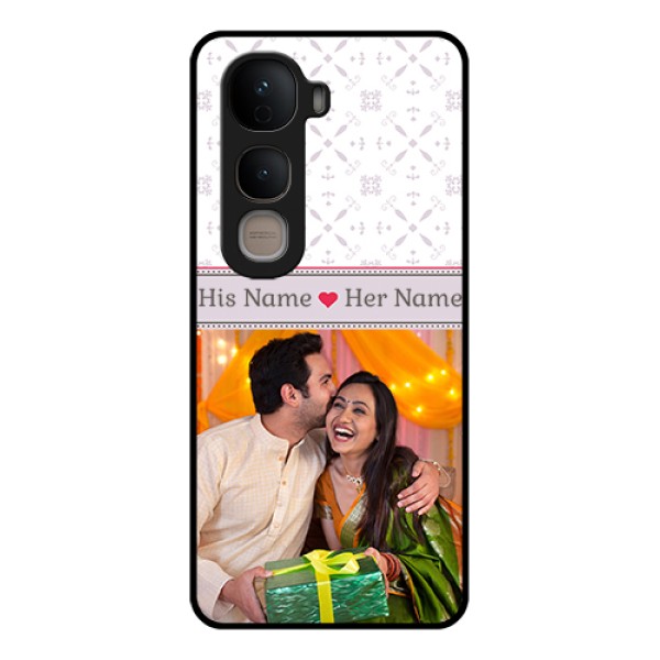 Vivo Y400 5G Custom Glass Phone Case - With Photo And Ethnic Design Vivo Y400 5G Custom Glass Phone Case - With Photo And Ethnic Design