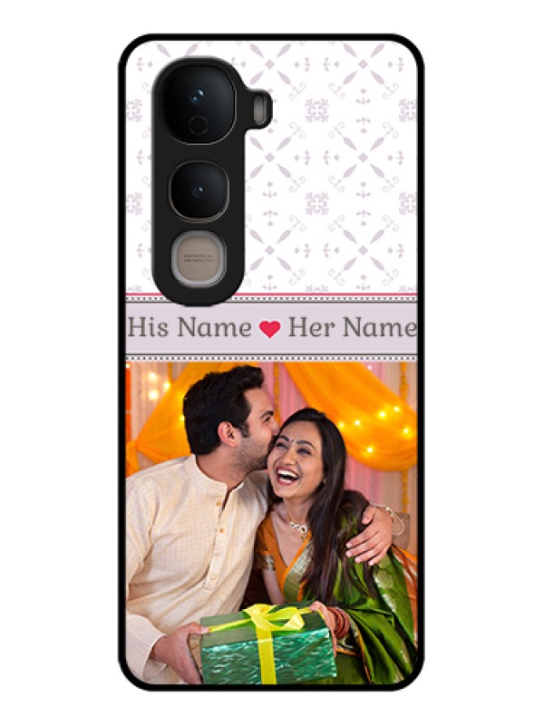 Custom Vivo Y400 5G Custom Glass Phone Case - With Photo And Ethnic Design