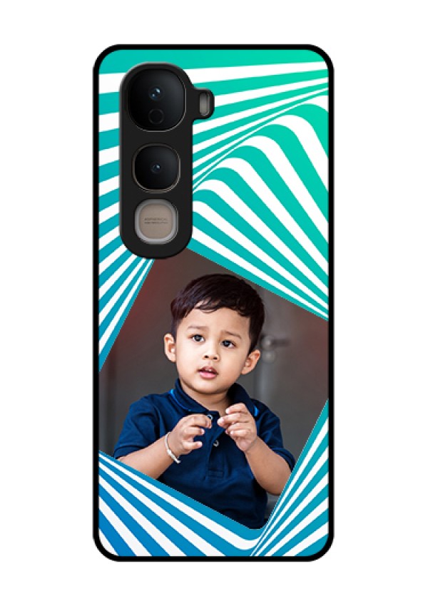Vivo Y400 5G Custom Glass Phone Case - Abstract Spiral Design
