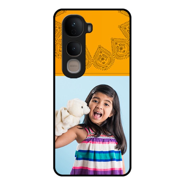 Vivo Y400 5G Custom Glass Phone Case - Photo Wedding Design