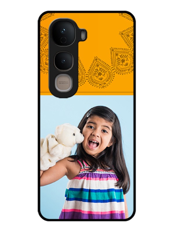 Custom Vivo Y400 5G Custom Glass Phone Case - Photo Wedding Design