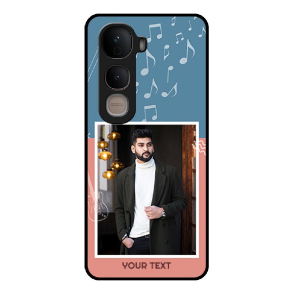 Vivo Y400 5G Custom Glass Phone Case - With Color Musical Note Design Vivo Y400 5G Custom Glass Phone Case - With Color Musical Note Design