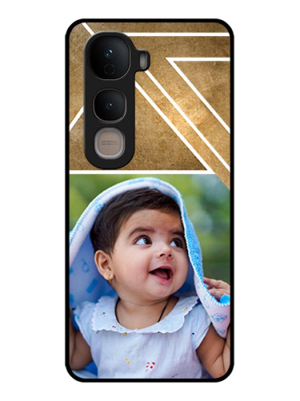 Custom Vivo Y400 5G Custom Glass Phone Case - Gradient Abstract Texture Design