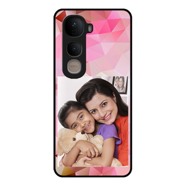 Vivo Y400 5G Custom Glass Phone Case - Abstract Triangle Design
