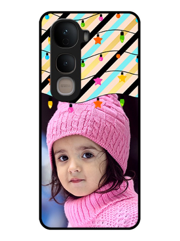 Custom Vivo Y400 5G Custom Glass Phone Case - Lights Hanging Design