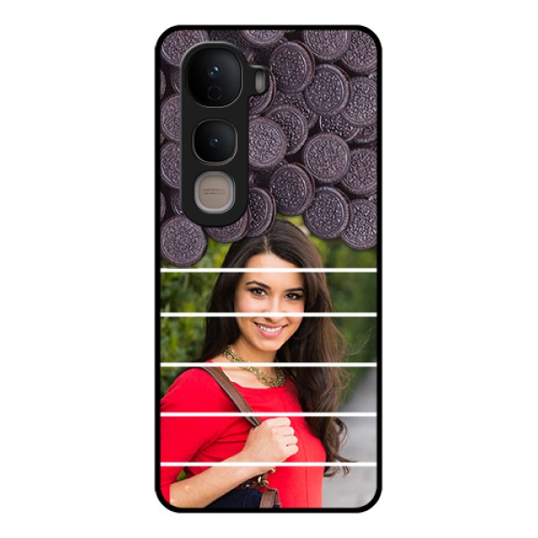 Vivo Y400 5G Custom Glass Phone Case - With Oreo Biscuit Design