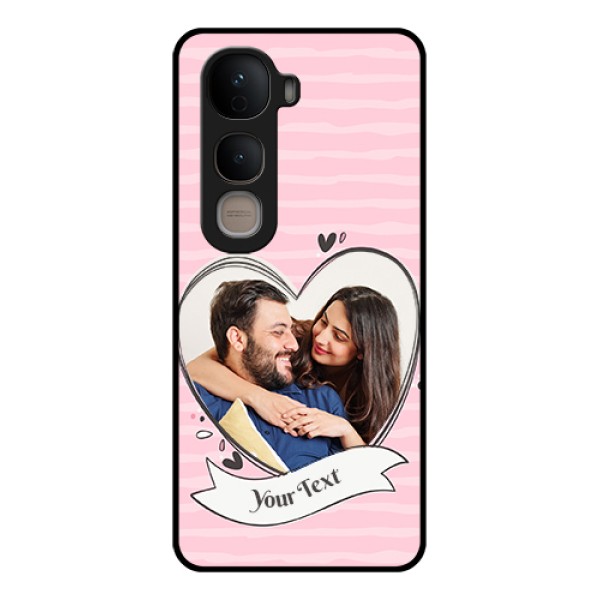 Vivo Y400 5G Custom Glass Phone Case - Vintage Heart Design