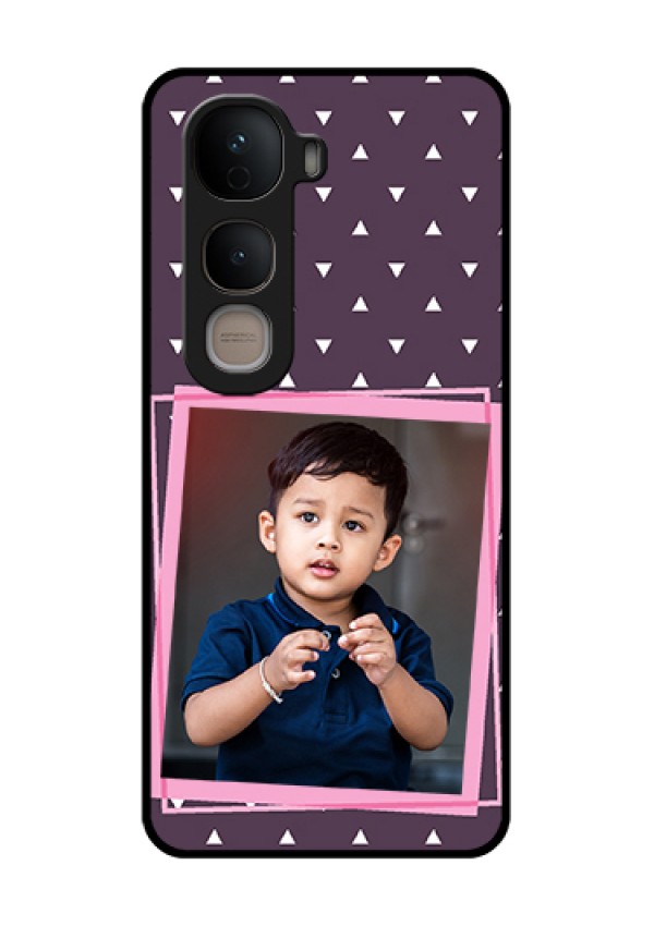 Vivo Y400 5G Custom Glass Phone Case - Triangle Pattern Dotted Design