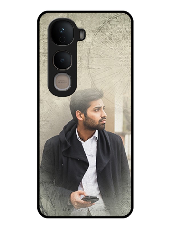 Custom Vivo Y400 5G Custom Glass Phone Case - With Vintage Design