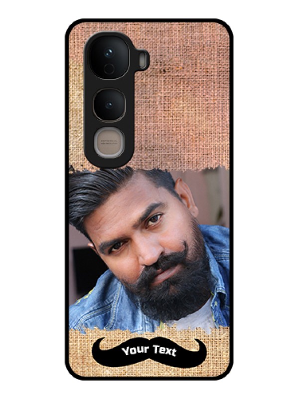 Custom Vivo Y400 5G Custom Glass Phone Case - With Texture Design