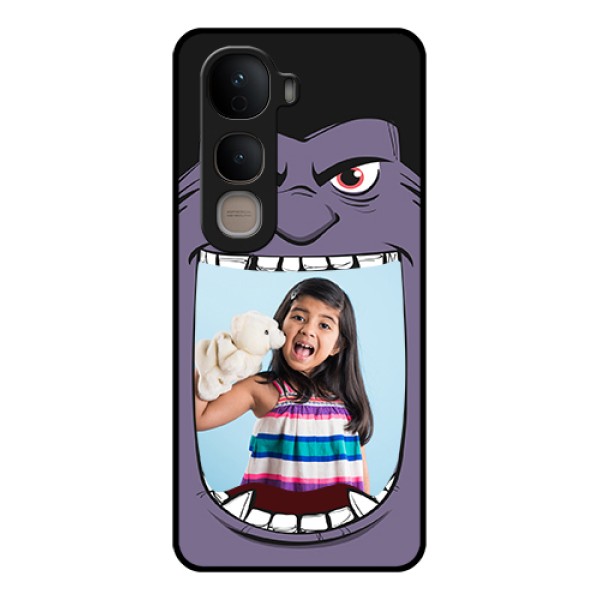 Vivo Y400 5G Custom Glass Phone Case - Angry Monster Design Vivo Y400 5G Custom Glass Phone Case - Angry Monster Design
