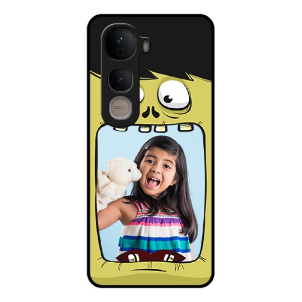 Vivo Y400 5G Custom Glass Phone Case - Cartoon Monster Back Case Design Vivo Y400 5G Custom Glass Phone Case - Cartoon Monster Back Case Design