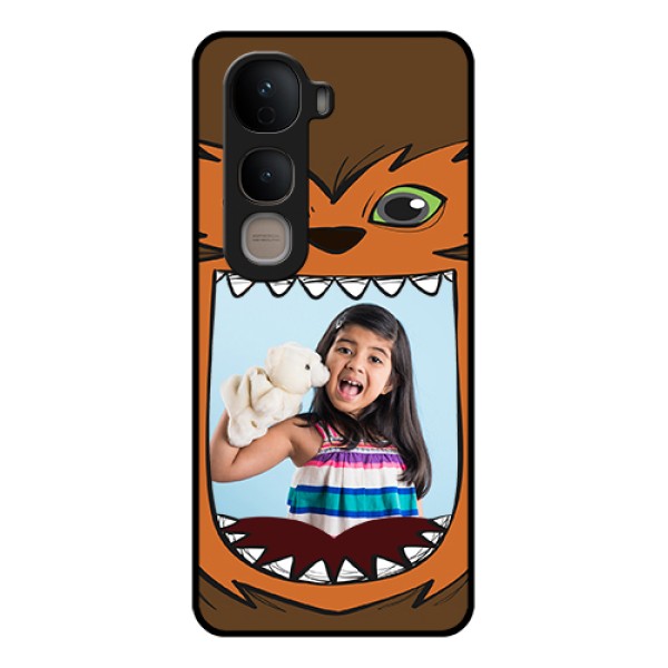 Vivo Y400 5G Custom Glass Phone Case - Owl Monster Back Case Design Vivo Y400 5G Custom Glass Phone Case - Owl Monster Back Case Design