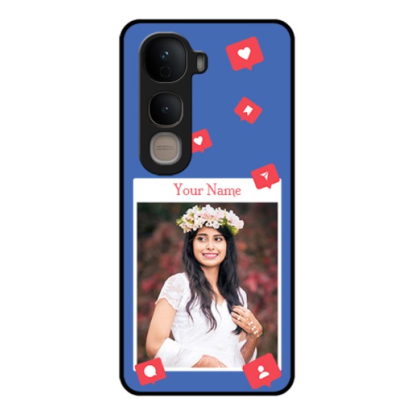 Vivo Y400 5G Custom Glass Phone Case - Like Share And Comment Design Vivo Y400 5G Custom Glass Phone Case - Like Share And Comment Design