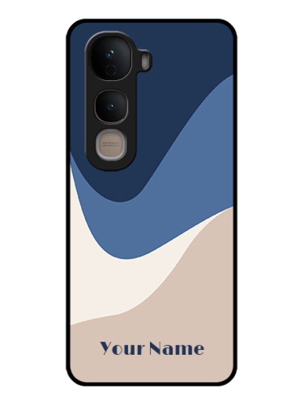 Custom Vivo Y400 5G Custom Glass Phone Case - Abstract Drip Art Design