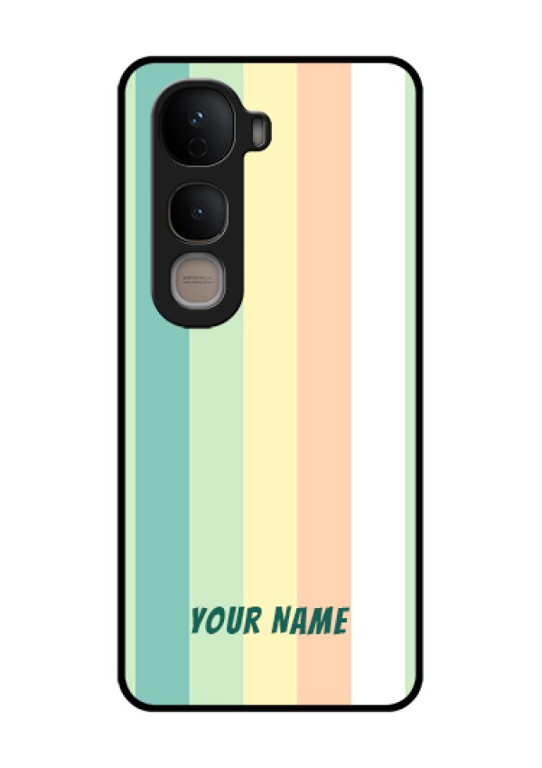 Vivo Y400 5G Custom Glass Phone Case - Multi - Colour Stripes Design