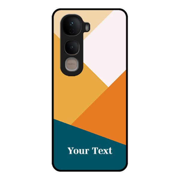 Vivo Y400 5G Custom Glass Phone Case - Stacked Multi - Colour Design Vivo Y400 5G Custom Glass Phone Case - Stacked Multi - Colour Design