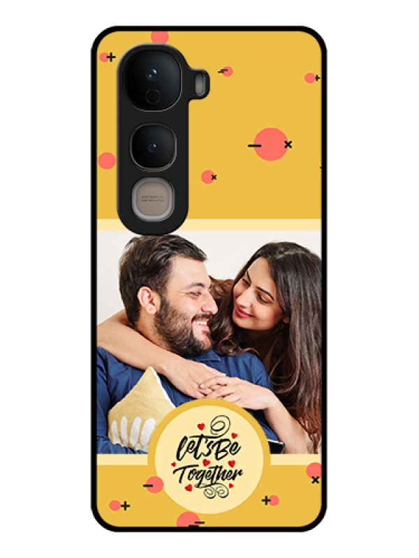 Custom Vivo Y400 5G Custom Glass Phone Case - Lets Be Together Design