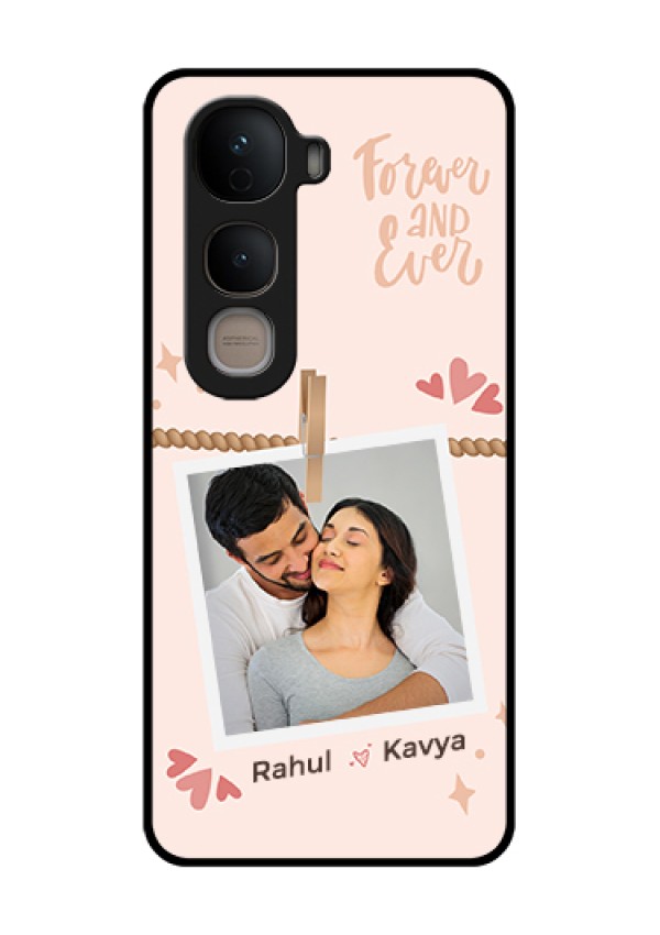 Vivo Y400 5G Custom Glass Phone Case - Forever And Ever Love Design