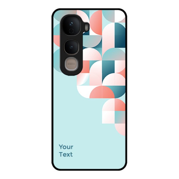 Vivo Y400 5G Custom Glass Phone Case - Stylish Semi - Circle Pattern Design