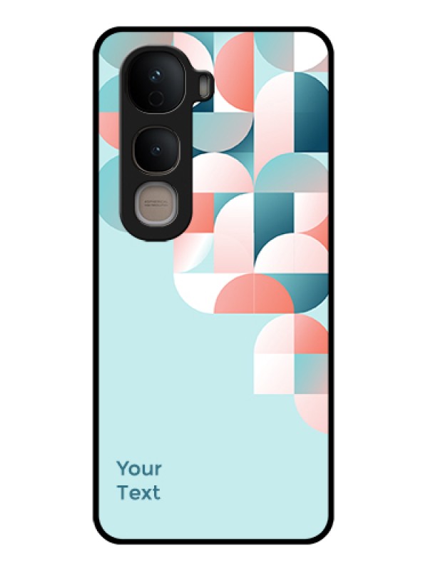 Custom Vivo Y400 5G Custom Glass Phone Case - Stylish Semi - Circle Pattern Design