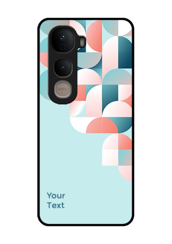 Vivo Y400 5G Custom Glass Phone Case - Stylish Semi - Circle Pattern Design