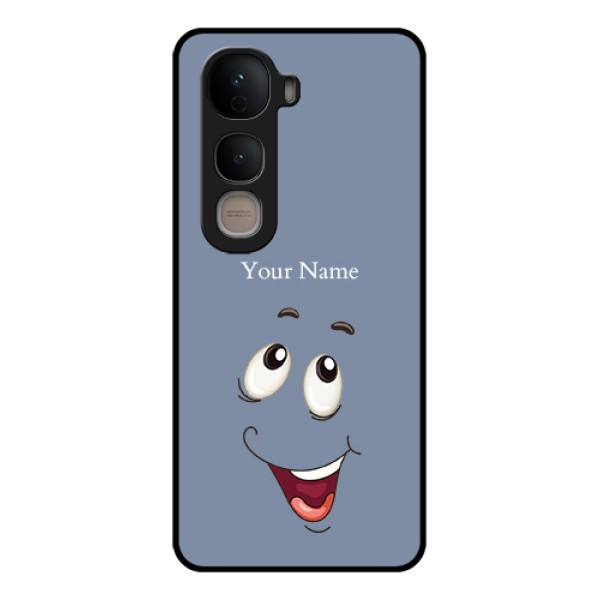 Vivo Y400 5G Custom Glass Phone Case - Laughing Cartoon Face Design