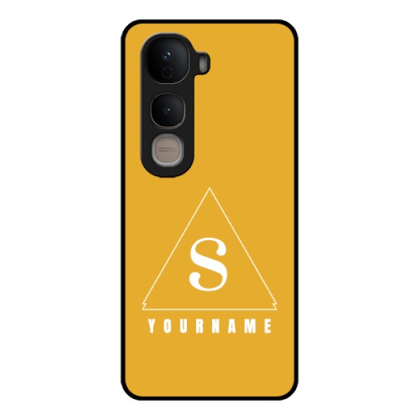 Vivo Y400 5G Custom Glass Phone Case - Simple Triangle Design