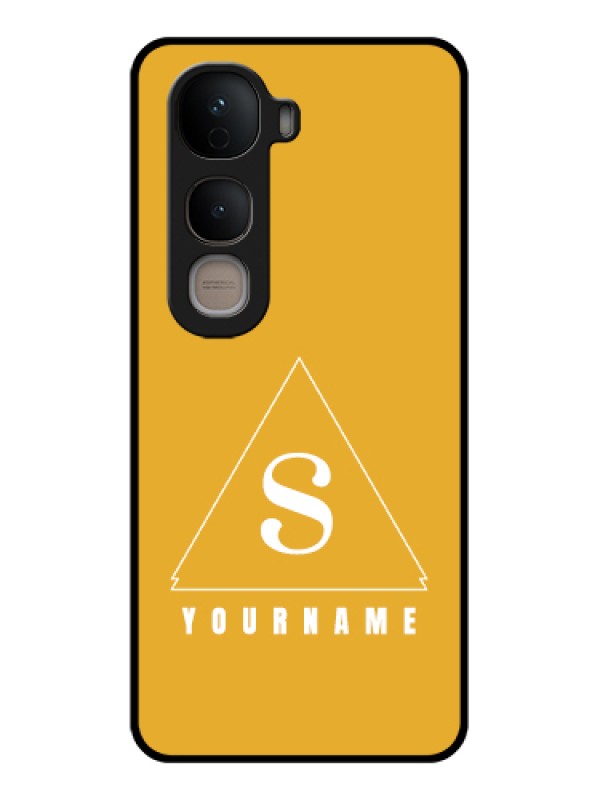 Custom Vivo Y400 5G Custom Glass Phone Case - Simple Triangle Design