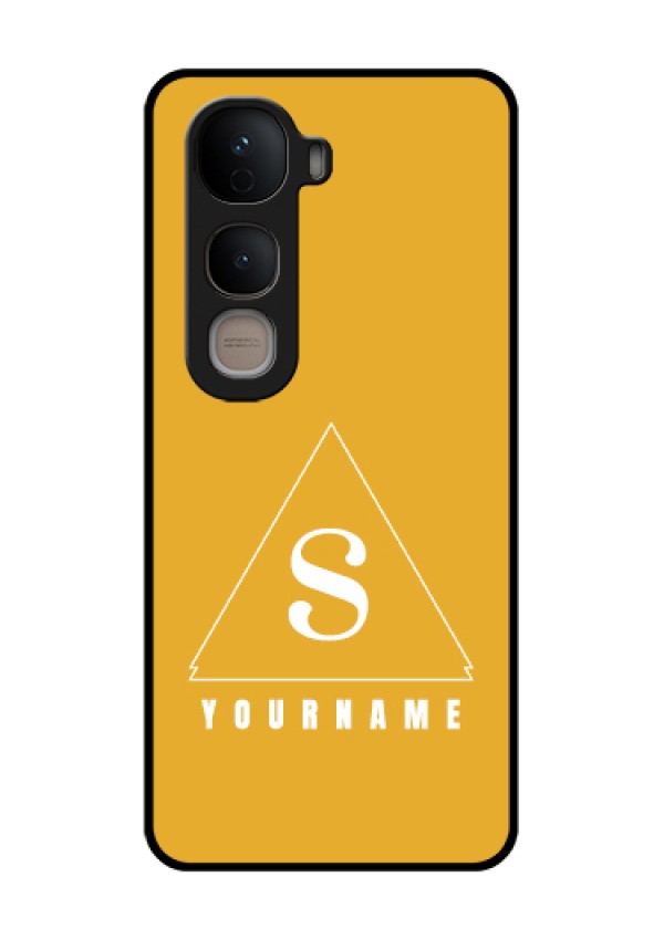 Vivo Y400 5G Custom Glass Phone Case - Simple Triangle Design