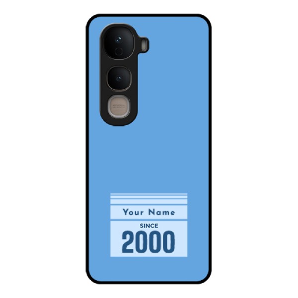 Vivo Y400 5G Custom Glass Phone Case - Custom Year Of Birth Design