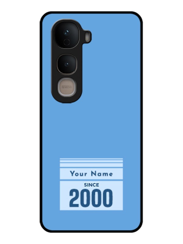 Custom Vivo Y400 5G Custom Glass Phone Case - Custom Year Of Birth Design
