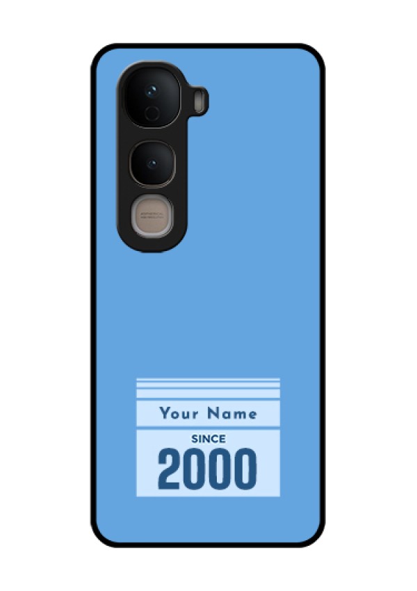Vivo Y400 5G Custom Glass Phone Case - Custom Year Of Birth Design