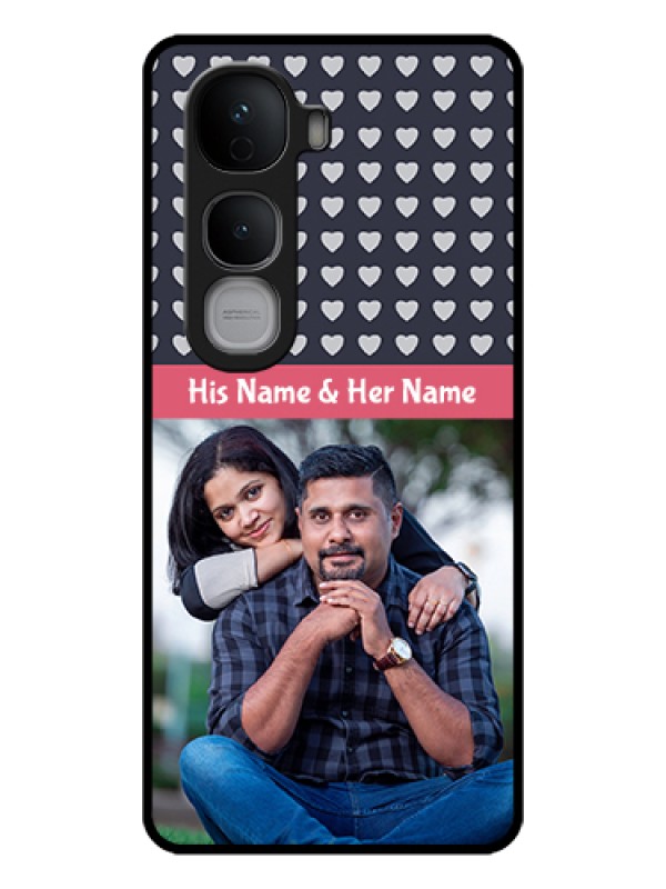 Custom Vivo Y400 Pro 5G Custom Glass Phone Case - Love Symbols Design