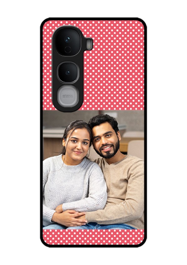 Vivo Y400 Pro 5G Custom Glass Phone Case - White Dotted Design