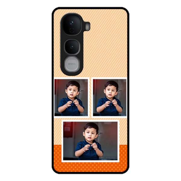 Vivo Y400 Pro 5G Custom Glass Phone Case - Bulk Photos Upload Design