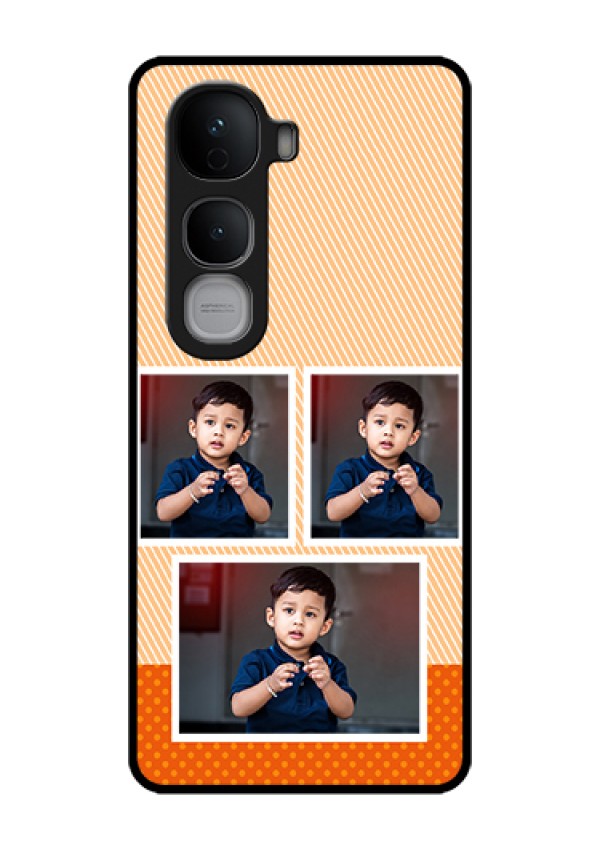 Vivo Y400 Pro 5G Custom Glass Phone Case - Bulk Photos Upload Design