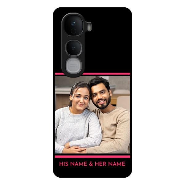 Vivo Y400 Pro 5G Custom Glass Phone Case - With Add Text Design