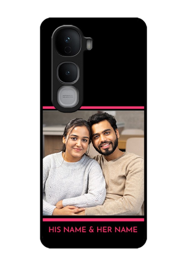 Vivo Y400 Pro 5G Custom Glass Phone Case - With Add Text Design
