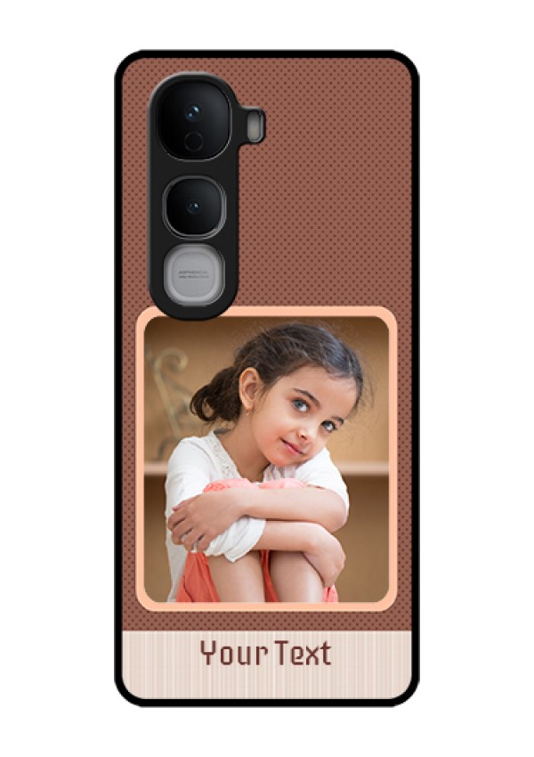 Vivo Y400 Pro 5G Custom Glass Phone Case - Simple Pic Upload Design
